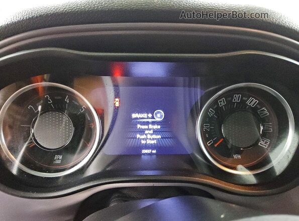 2C3CDZBT7PH570455 2023 DODGE CHALLENGER Gray Vista del cuadro de instrumentos