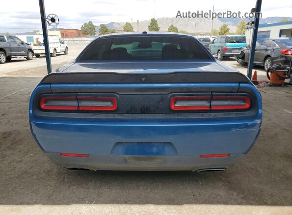 2C3CDZBT7PH606158 2023 DODGE CHALLENGER Blue Հետևի տեսք