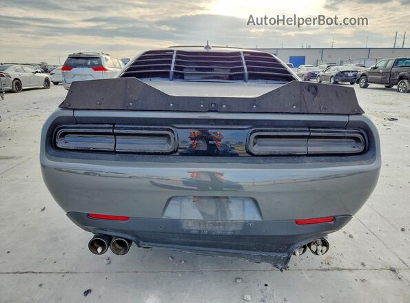 2C3CDZBT7PH668465 2023 DODGE CHALLENGER Gray Widok z tyłu