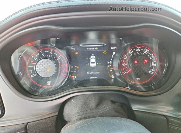 2C3CDZBT7PH668465 2023 DODGE CHALLENGER Gray Widok zestawu wskaźników
