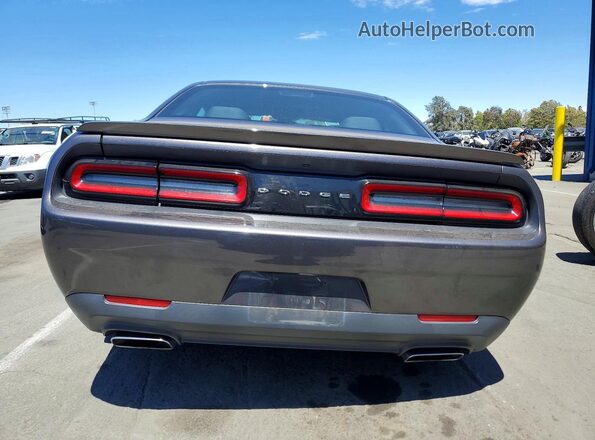 2C3CDZBT8GH218226 2016 DODGE CHALLENGER Charcoal Widok z tyłu