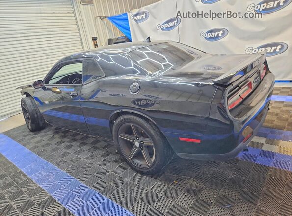 2C3CDZBT8GH345638 2016 DODGE CHALLENGER Black Tył lewy