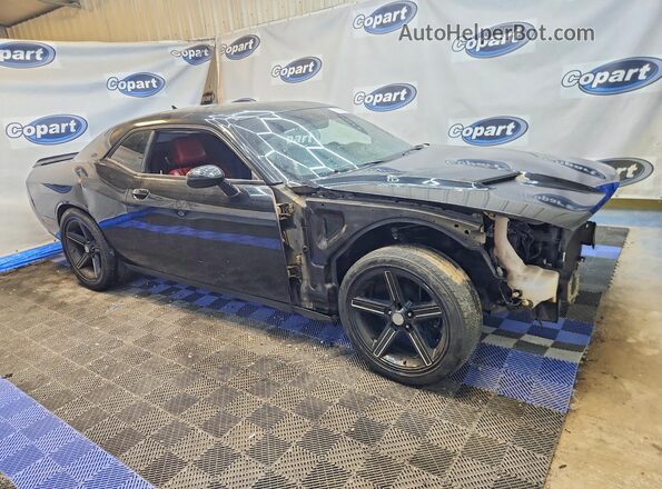 2C3CDZBT8GH345638 2016 DODGE CHALLENGER Black Przód prawy