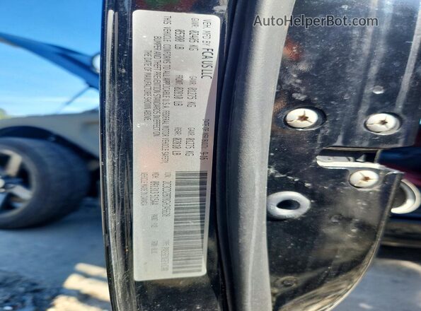2C3CDZBT8GH345638 2016 DODGE CHALLENGER Black Widok naklejki z numerem VIN