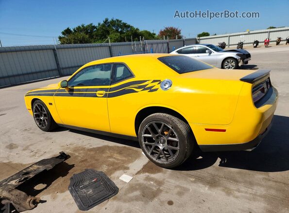 2C3CDZBT8HH509360 2017 DODGE CHALLENGER Yellow Հետևի ձախ