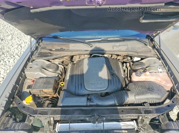 2C3CDZBT8HH568439 2017 DODGE CHALLENGER Gray უკანა სალონის ხედი