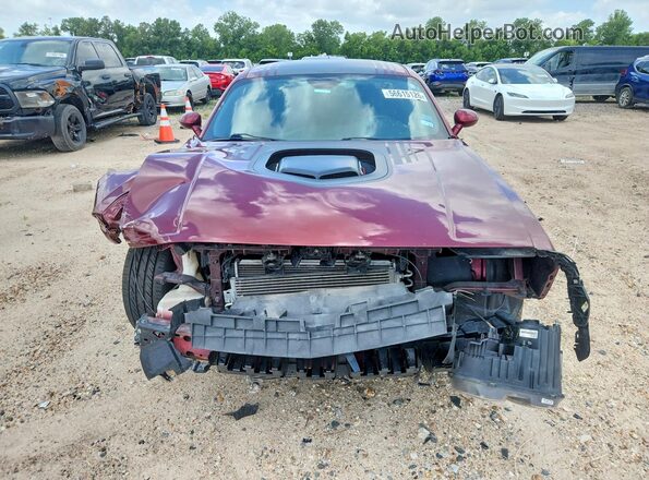 2C3CDZBT8HH640918 2017 DODGE CHALLENGER Maroon Widok z przodu