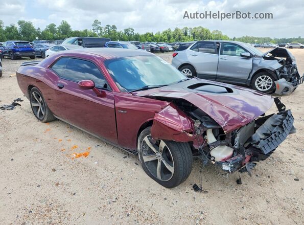 2C3CDZBT8HH640918 2017 DODGE CHALLENGER Maroon Przód prawy