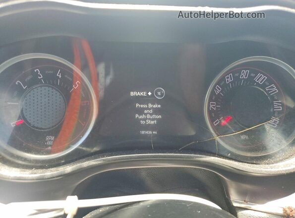 2C3CDZBT8HH640918 2017 DODGE CHALLENGER Maroon Widok zestawu wskaźników