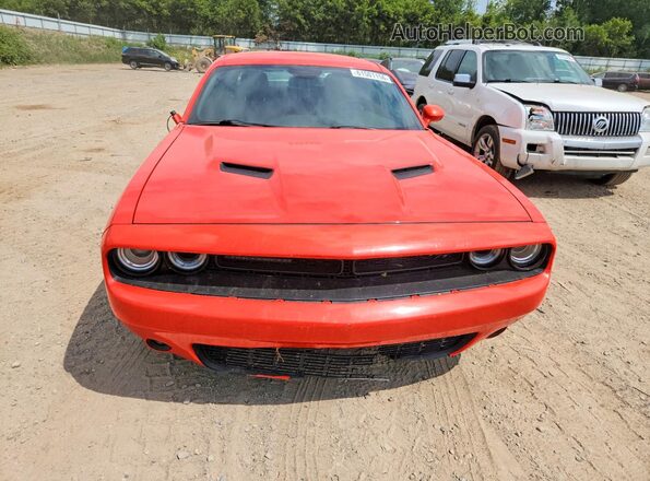2C3CDZBT8JH251377 2018 DODGE CHALLENGER Orange Вид спереду
