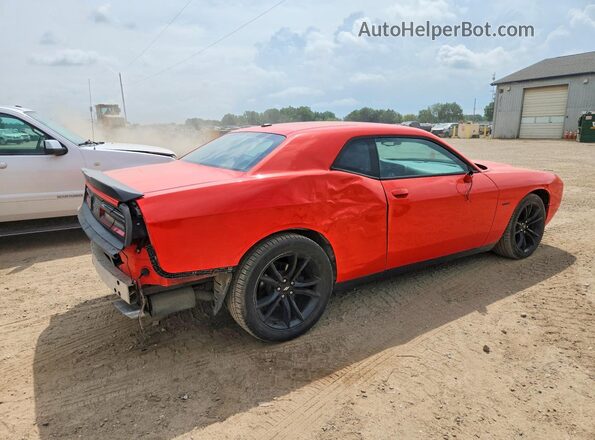 2C3CDZBT8JH251377 2018 DODGE CHALLENGER Orange Задня права чверть