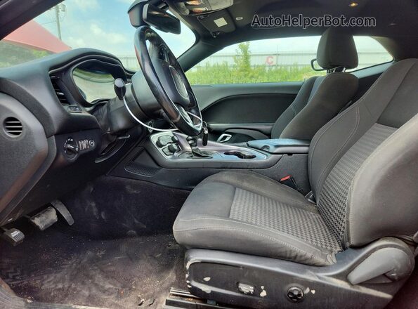 2C3CDZBT8JH251377 2018 DODGE CHALLENGER Orange Вид салону спереду
