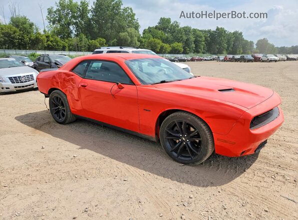 2C3CDZBT8JH251377 2018 DODGE CHALLENGER Orange Передня права чверть