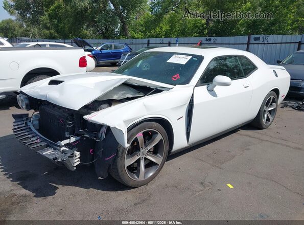 2C3CDZBT8KH513500 2019 DODGE CHALLENGER White წინა მარცხენა ხედი სამი მეოთხედიდან