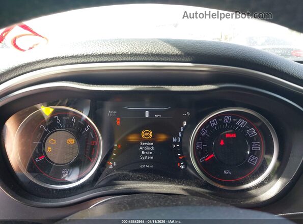 2C3CDZBT8KH513500 2019 DODGE CHALLENGER White უკანა სავარძლების ხედი