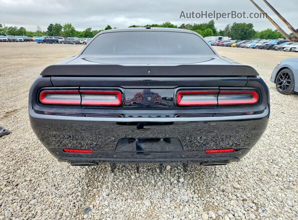 2C3CDZBT8NH168473 2022 DODGE CHALLENGER Black Widok z tyłu