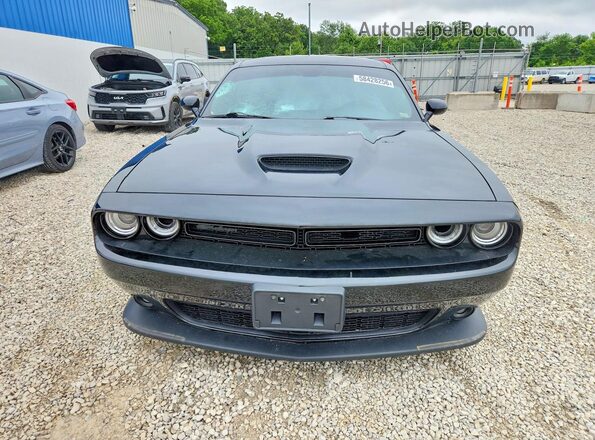 2C3CDZBT8NH168473 2022 DODGE CHALLENGER Black Widok z przodu