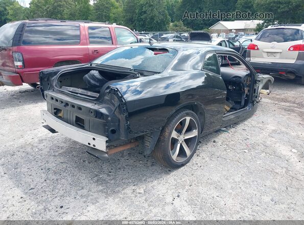 2C3CDZBT9GH358950 2016 DODGE CHALLENGER Черный Задняя правая четверть