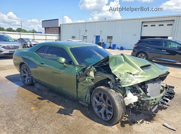 2C3CDZBT9KH545565 2019 DODGE CHALLENGER Green Przód prawy