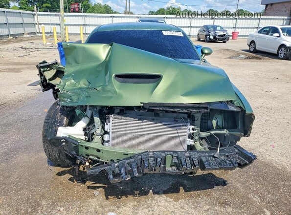 2C3CDZBT9KH545565 2019 DODGE CHALLENGER Green Widok z przodu