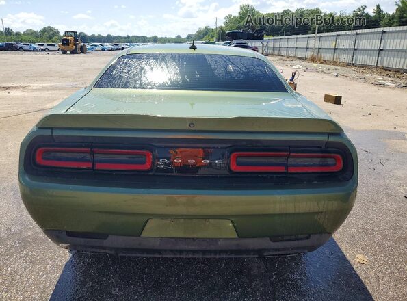 2C3CDZBT9KH545565 2019 DODGE CHALLENGER Green Widok z tyłu