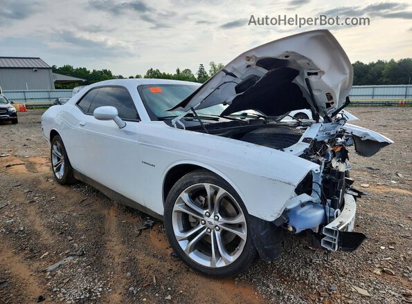 2C3CDZBT9NH105351 2022 DODGE CHALLENGER White Delantero derecho