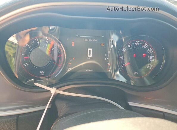 2C3CDZBT9NH200380 2022 DODGE CHALLENGER Gray Instrument cluster view