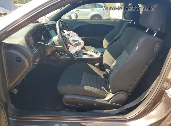 2C3CDZBT9NH200380 2022 DODGE CHALLENGER Gray Front interior view