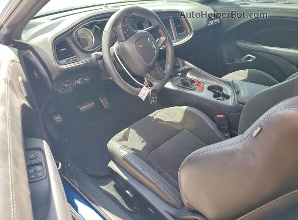 2C3CDZBT9PH602984 2023 DODGE CHALLENGER Blue Widok deski rozdzielczej