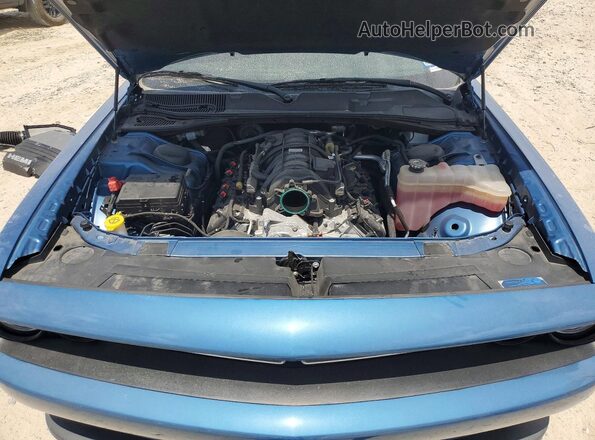 2C3CDZBT9PH602984 2023 DODGE CHALLENGER Blue Widok wnętrza z tyłu