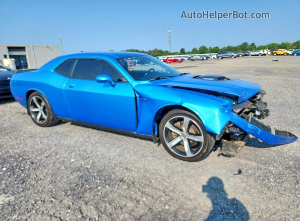 2C3CDZBTXGH193443 2016 DODGE CHALLENGER Blue წინა მარჯვენა