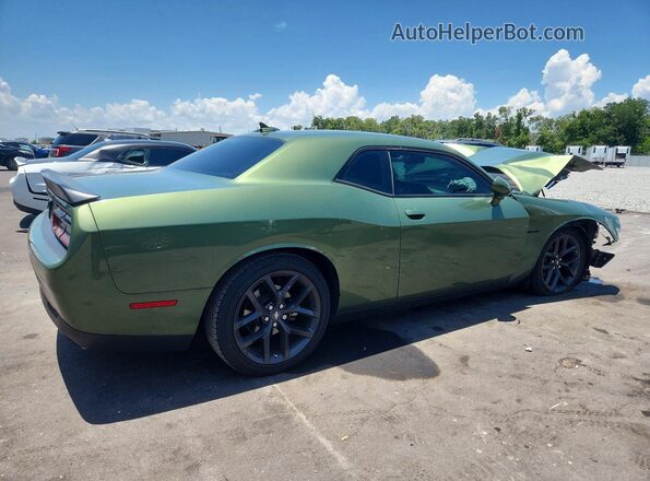2C3CDZBTXNH212263 2022 DODGE CHALLENGER Green Задня права чверть