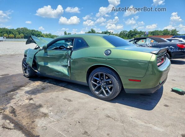 2C3CDZBTXNH212263 2022 DODGE CHALLENGER Green Задня ліва чверть