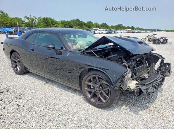 2C3CDZBTXNH254304 2022 DODGE CHALLENGER Black Przód prawy