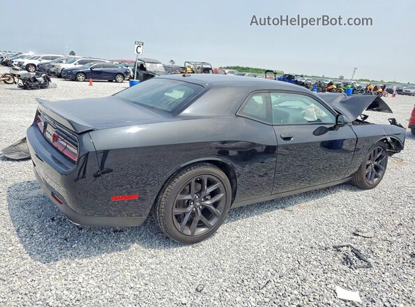 2C3CDZBTXNH254304 2022 DODGE CHALLENGER Black Tył prawy