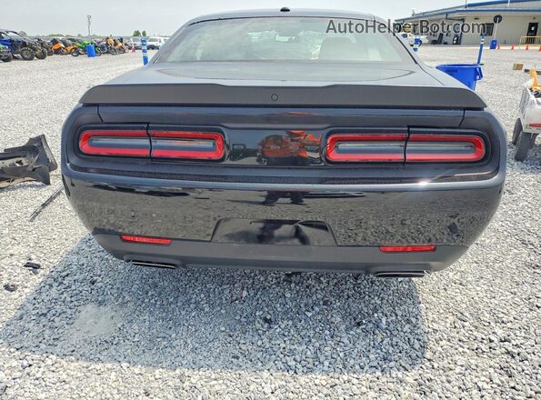 2C3CDZBTXNH254304 2022 DODGE CHALLENGER Black Widok z tyłu