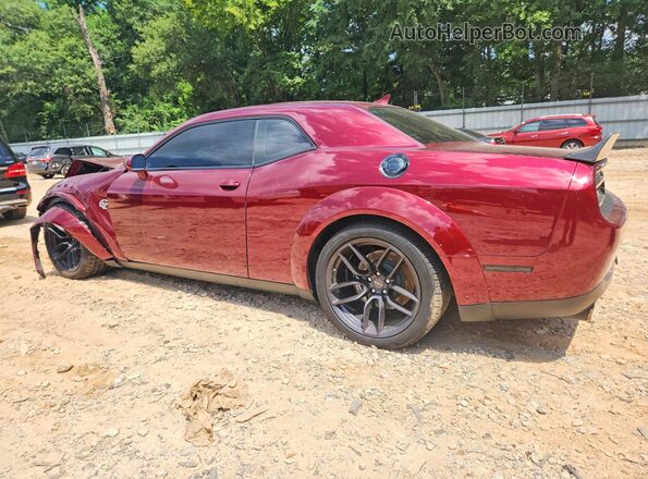 2C3CDZC91JH130645 2018 DODGE CHALLENGER Burgundy Rear left