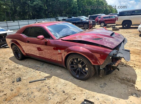 2C3CDZC91JH130645 2018 DODGE CHALLENGER Burgundy Front right