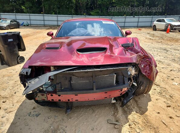 2C3CDZC91JH130645 2018 DODGE CHALLENGER Burgundy Front view