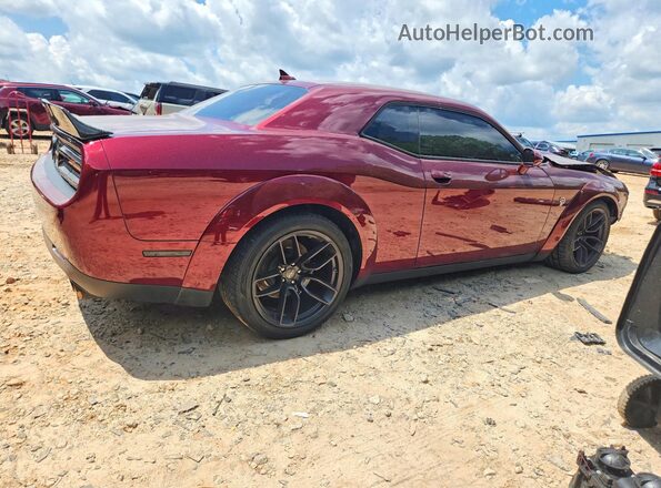 2C3CDZC91JH130645 2018 DODGE CHALLENGER Burgundy Rear right