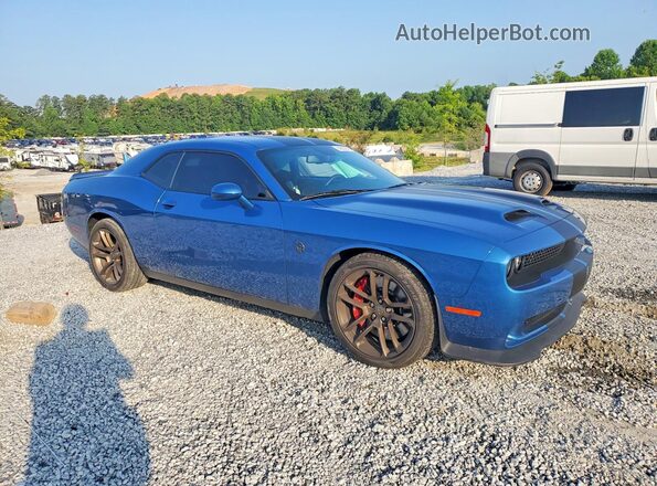 2C3CDZC92NH195607 2022 DODGE CHALLENGER Blue წინა მარჯვენა