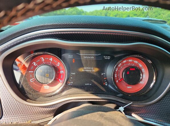 2C3CDZC93GH263366 2016 DODGE CHALLENGER Gray Vista del cuadro de instrumentos
