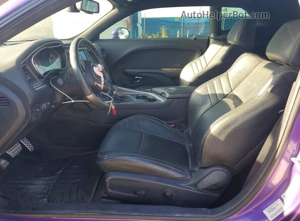 2C3CDZC95GH192378 2016 DODGE CHALLENGER Purple Front interior view