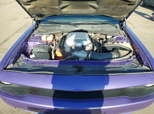 2C3CDZC95GH192378 2016 DODGE CHALLENGER Purple Rear interior view