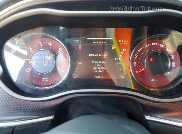 2C3CDZC95GH192378 2016 DODGE CHALLENGER Purple Instrument cluster view