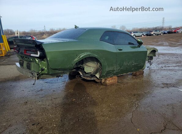 2C3CDZC95KH750562 2019 DODGE CHALLENGER Зеленый Задняя правая четверть