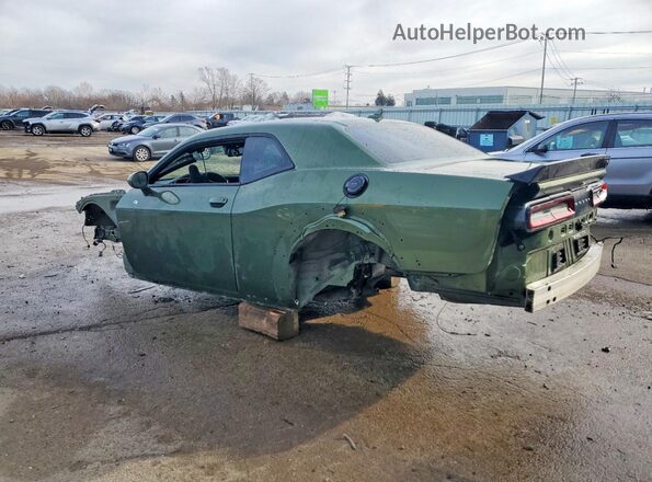 2C3CDZC95KH750562 2019 DODGE CHALLENGER Зеленый Задняя левая четверть