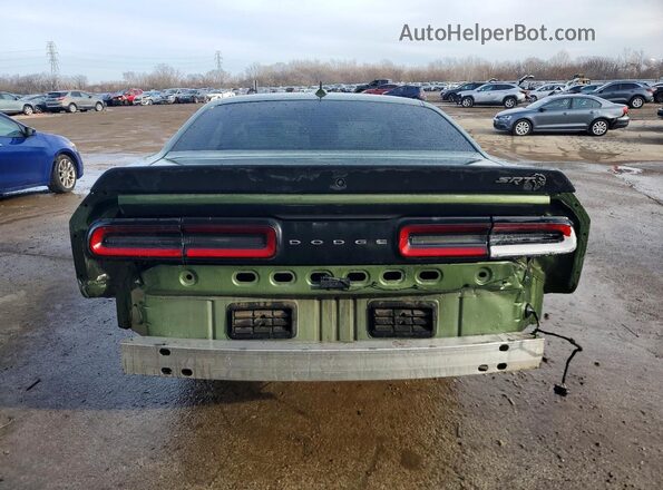 2C3CDZC95KH750562 2019 DODGE CHALLENGER Зеленый Вид сзади