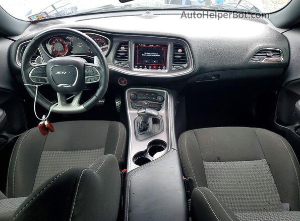 2C3CDZC95LH187532 2020 DODGE CHALLENGER Blue Dashboard view
