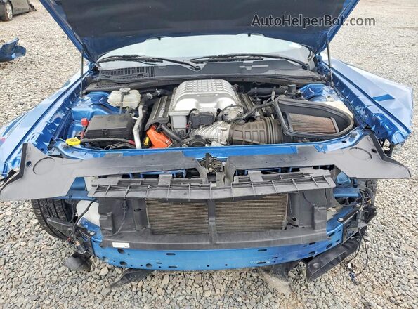 2C3CDZC95LH187532 2020 DODGE CHALLENGER Blue Rear interior view